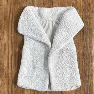 Splendid Cozy White Sherpa Vest